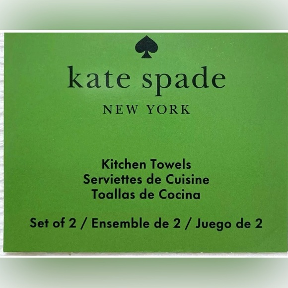 🎄5/$50🎄Kate Spade Kitchen Towel Set - Picture 3 of 4